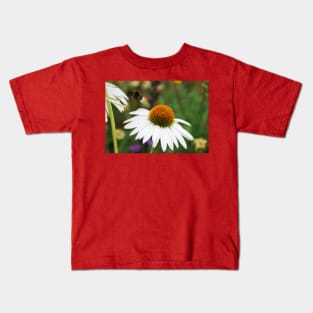 Echinacea Purpurea with Bee Kids T-Shirt